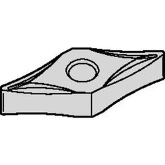 VNGP 432 Hi-Double Positive|P TN15U, 1/32″ Corner Radius, 3/16″ Thick, 1/2″ Inscribed Circle, Uncoated, Turning Indexable Insert - Eagle Tool & Supply