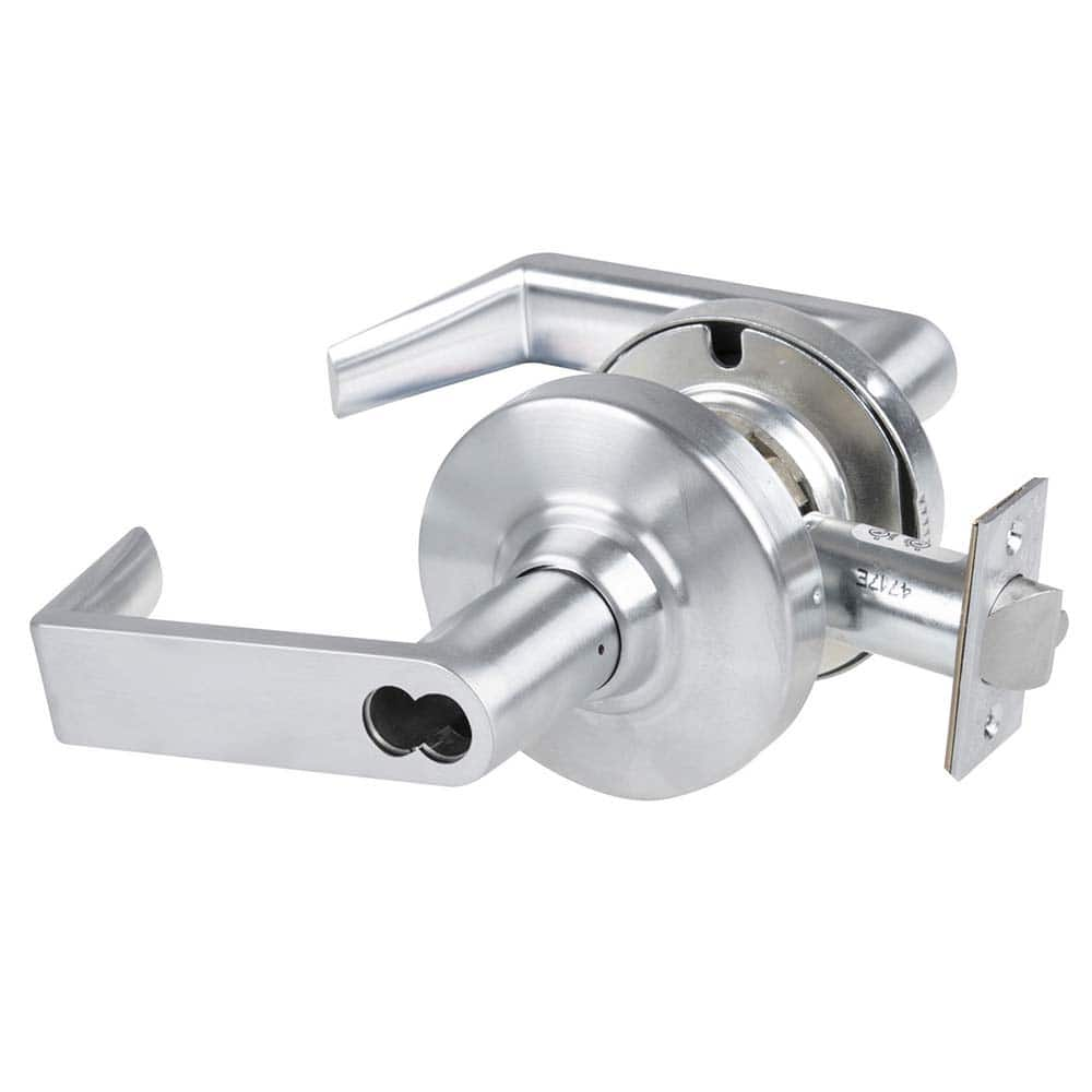 Lever Locksets; Door Thickness: 1 3/8 - 1 3/4; Key Type: Conventional; Back Set: 2-3/4; For Use With: Commerical installation; Finish/Coating: Satin Chrome; Material: Brass; Material: Brass; Door Thickness: 1 3/8 - 1 3/4; Lockset Grade: Grade 2; Cylinder