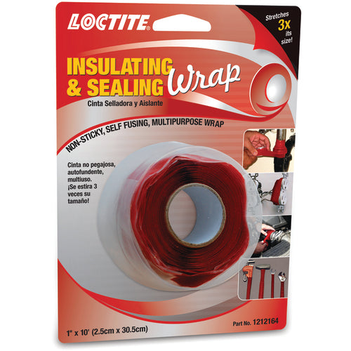 Insulating and Sealing Wrap 1″ × 10 feet Red - Eagle Tool & Supply