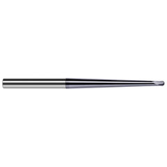 Harvey Tool - Ball End Mills; Mill Diameter (Inch): 1/4 ; Mill Diameter (Decimal Inch): 0.2500 ; Number of Flutes: 2 ; Length of Cut (Decimal Inch): 0.2000 ; Material: Solid Carbide ; Overall Length (Inch): 2-1/2 - Exact Industrial Supply
