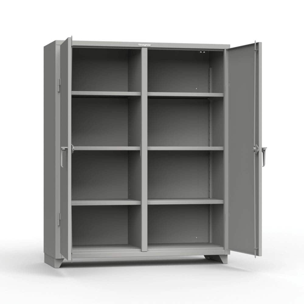 Steel Storage Cabinet: 60″ Wide, 24″ Deep, 72″ High 6 Shelf