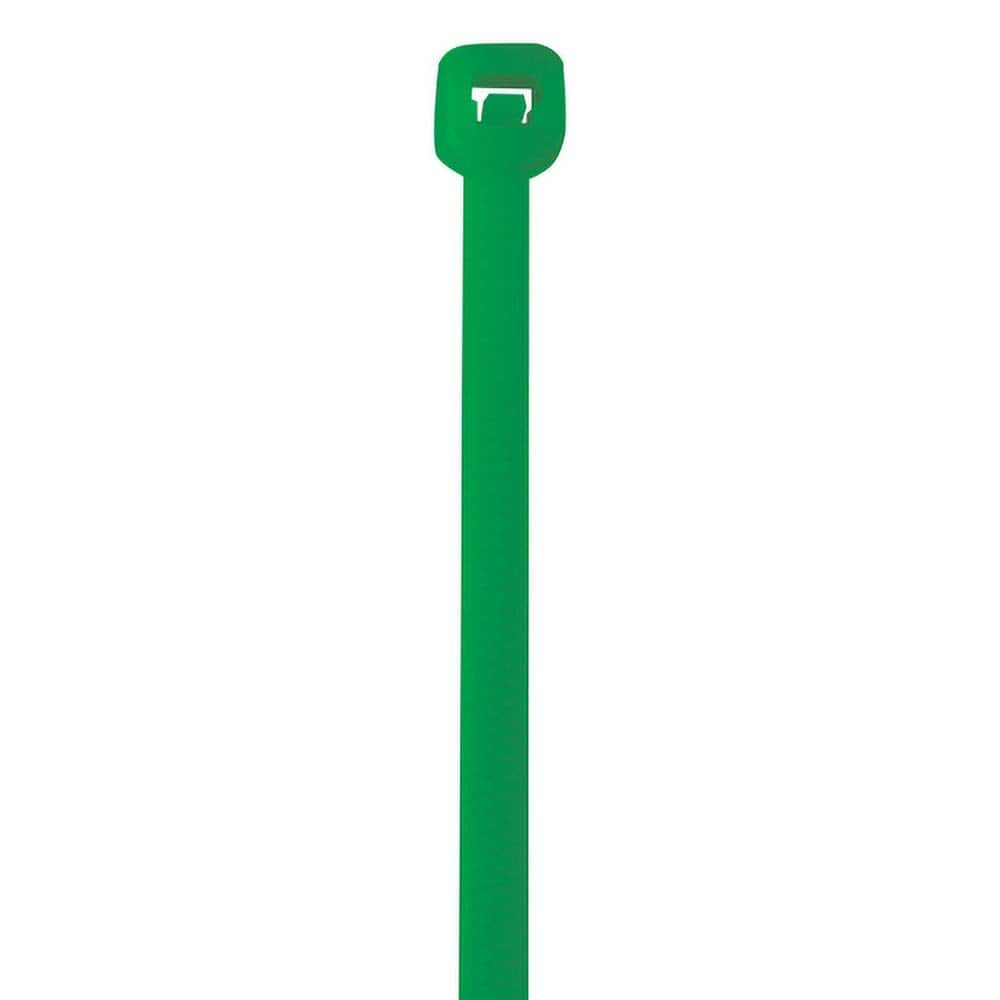 Polybag Tape & Ties; Type: Cable Ties; Overall Length (Inch): 14; Width (Inch): 0.19; Color: Green