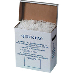 Value Collection - Strapping Kits Type: Polypropylene Strapping Kit Contents: 3000' of 1/2" Polypropylene; 300 Plastic Buckles; Tensioner; Cutter - Eagle Tool & Supply