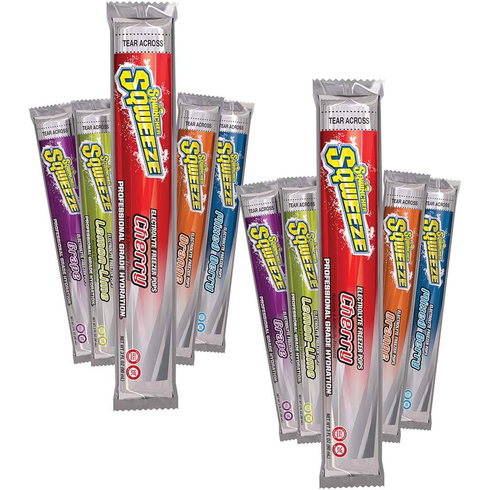 Sqwincher - 2 Cases of (150), 3 oz Pack of Assorted Freeze Pops - Eagle Tool & Supply