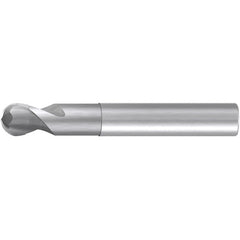 3/32 HM AL BALL LG 2FL - Exact Industrial Supply