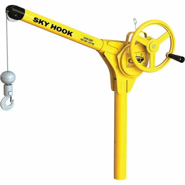 Sky Hook - 500 Lb Steel Lifting Hook Crane - Eagle Tool & Supply