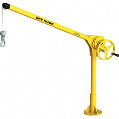 Sky Hook - 500 Lb Steel Lifting Hook Crane - Eagle Tool & Supply