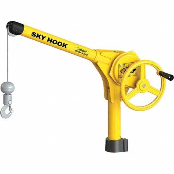 Sky Hook - 500 Lb Steel Lifting Hook Crane - Eagle Tool & Supply