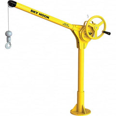 Sky Hook - 500 Lb Steel Lifting Hook Crane - Eagle Tool & Supply