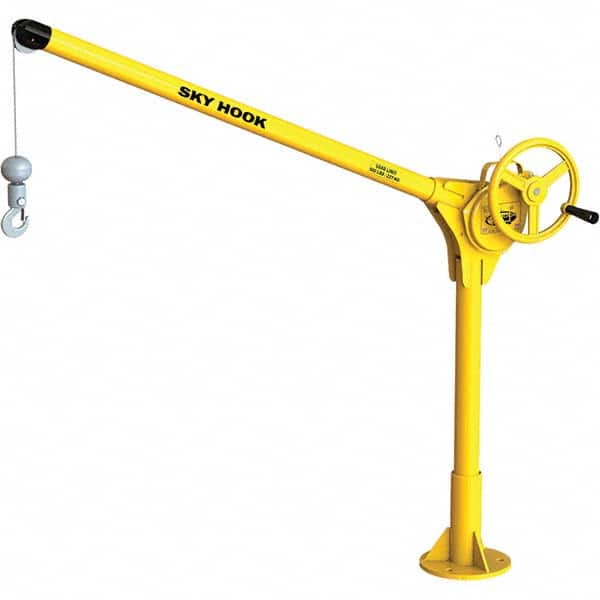 Sky Hook - 500 Lb Steel Lifting Hook Crane - Eagle Tool & Supply