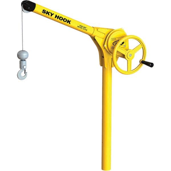 Sky Hook - 500 Lb Steel Lifting Hook Crane - Eagle Tool & Supply