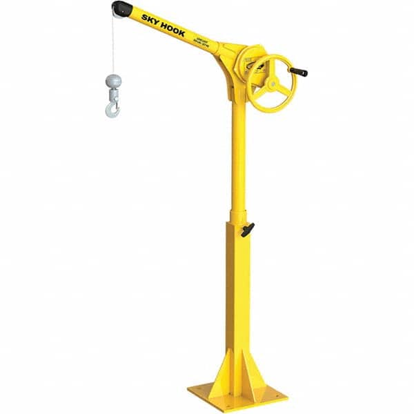 Sky Hook - 500 Lb Steel Lifting Hook Crane - Eagle Tool & Supply