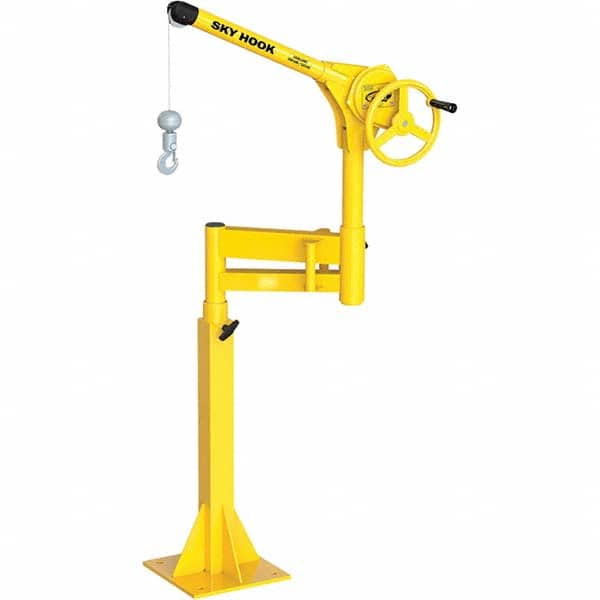 Sky Hook - 500 Lb Steel Lifting Hook Crane - Eagle Tool & Supply