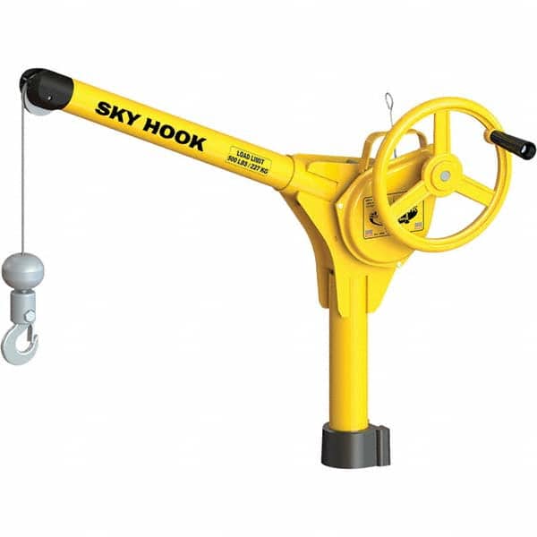 Sky Hook - 500 Lb Steel Lifting Hook Crane - Eagle Tool & Supply