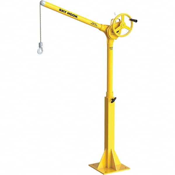 Sky Hook - 500 Lb Steel Lifting Hook Crane - Eagle Tool & Supply