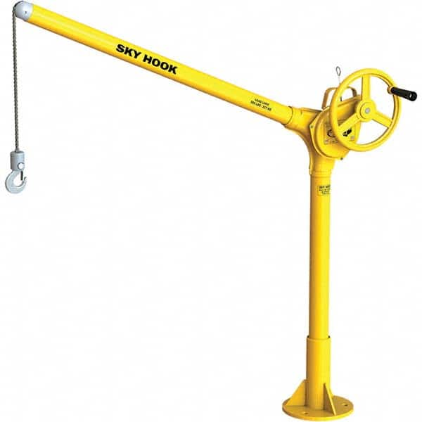 Sky Hook - 500 Lb Steel Lifting Hook Crane - Eagle Tool & Supply
