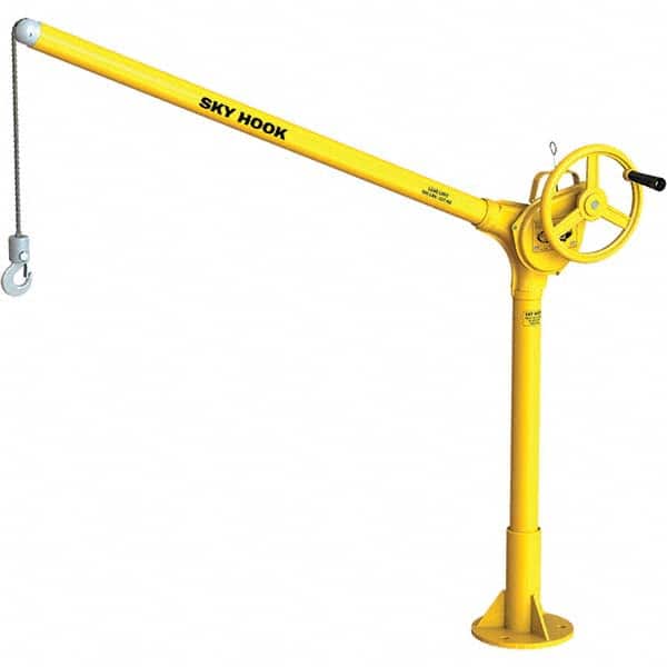 Sky Hook - 500 Lb Steel Lifting Hook Crane - Eagle Tool & Supply