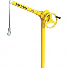 Sky Hook - 500 Lb Steel Lifting Hook Crane - Eagle Tool & Supply
