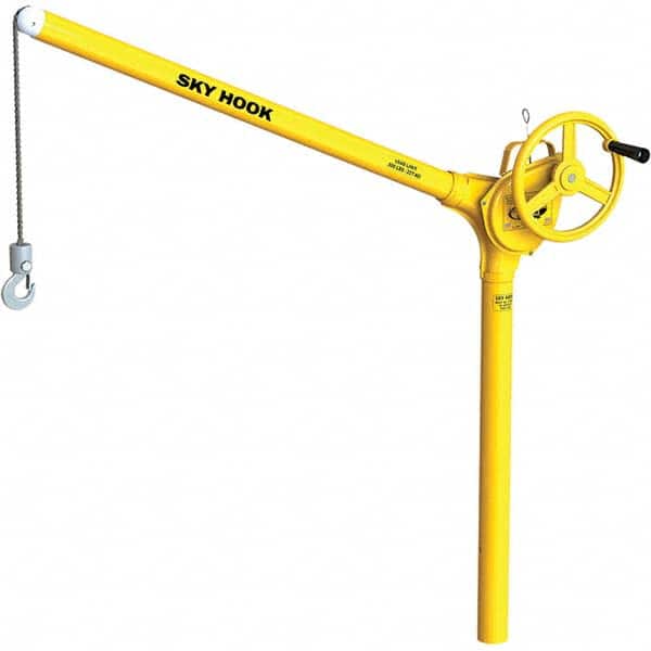 Sky Hook - 500 Lb Steel Lifting Hook Crane - Eagle Tool & Supply