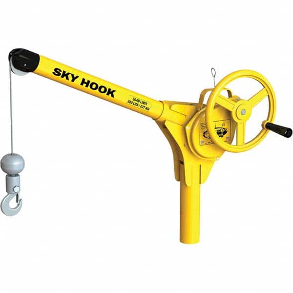 Sky Hook - 500 Lb Steel Lifting Hook Crane - Eagle Tool & Supply