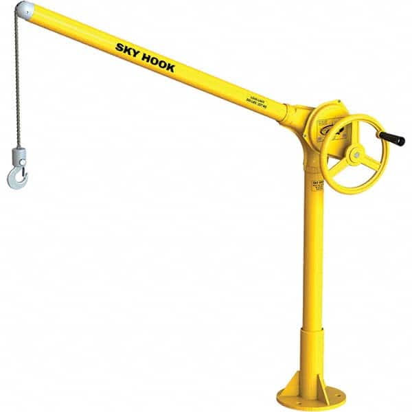 Sky Hook - 500 Lb Steel Lifting Hook Crane - Eagle Tool & Supply