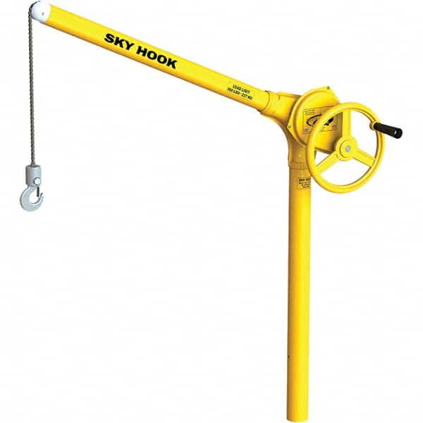 Sky Hook - 500 Lb Steel Lifting Hook Crane - Eagle Tool & Supply