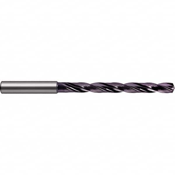 Guhring - 19mm 140° Spiral Flute Solid Carbide Taper Length Drill Bit - Eagle Tool & Supply
