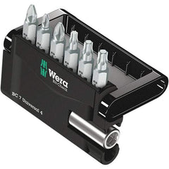 Wera - Screwdriver Bit Sets Type: Insert Bit Set Drive Size: 1/4 (Inch) - Eagle Tool & Supply