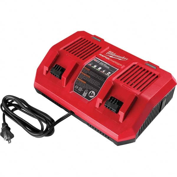 Milwaukee Tool - Power Tool Chargers Voltage: 18 Battery Chemistry: Lithium-Ion - Eagle Tool & Supply