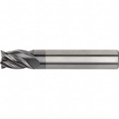 Kennametal - 25mm Diam 4 Flute Solid Carbide 0.35mm Chamfer Width Corner Chamfer End Mill - Eagle Tool & Supply