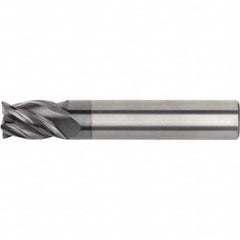 Kennametal - 20mm Diam 4 Flute Solid Carbide 0.35mm Chamfer Width Corner Chamfer End Mill - Eagle Tool & Supply