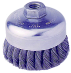 4" SINGLE ROW WIRE CUP BRUSH - Eagle Tool & Supply