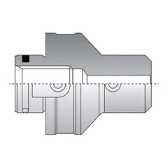 Allied Machine and Engineering - 52mm Diam Radial Clamp Cylindrical Shank Adapter Modular Reamer Body - Eagle Tool & Supply