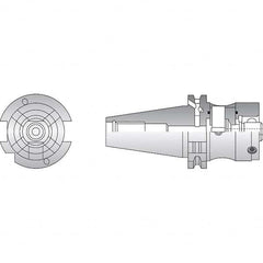 Allied Machine and Engineering - 50mm Diam Radial Clamp CAT40 Shank Modular Reamer Body - Eagle Tool & Supply