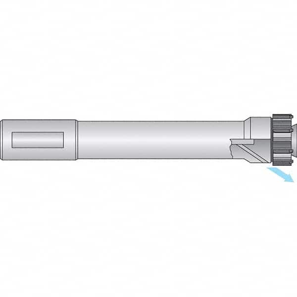 Axial Clamp Straight Shank Modular Reamer Body 2.362″ Shank Length, 11.811″ OAL, Right Hand Cut