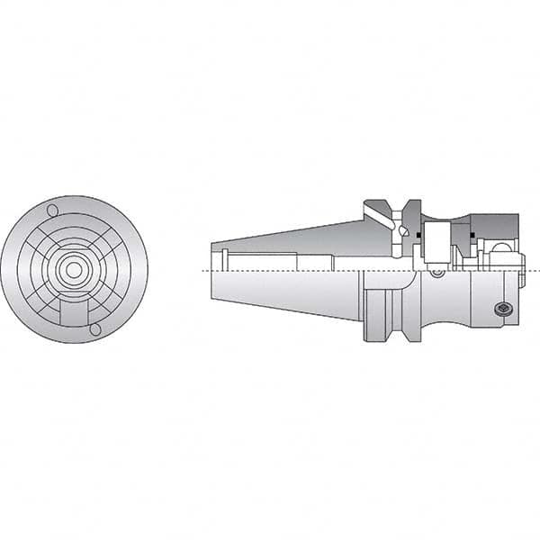 Allied Machine and Engineering - 50mm Diam Radial Clamp BT50 Shank Modular Reamer Body - Eagle Tool & Supply