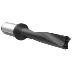 Allied Machine and Engineering - Series APX 38, 5xD, 40mm Diam Flanged Straight Shank, Drill Body - Eagle Tool & Supply