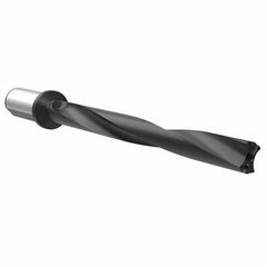 Allied Machine and Engineering - Series APX 38, 10xD, 40mm Diam Flanged Straight Shank, Drill Body - Eagle Tool & Supply