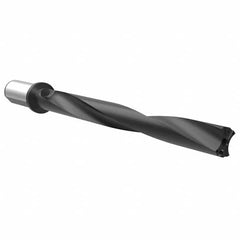 Allied Machine and Engineering - Series APX 44, 10xD, 40mm Diam Flanged Straight Shank, Drill Body - Eagle Tool & Supply