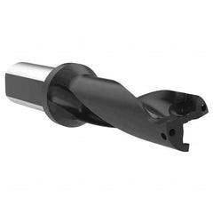 Allied Machine and Engineering - 2.717" Max Drill Depth, 3xD, 23mm Diam, Indexable Insert Drill - Eagle Tool & Supply