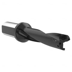 Allied Machine and Engineering - 84mm Max Drill Depth, 4xD, 21mm Diam, Indexable Insert Drill - Eagle Tool & Supply