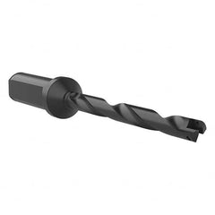 Allied Machine and Engineering - 3/8" to 27/64" Diam 3-3/8" Max Depth Helical Flute Spade Drill - Eagle Tool & Supply