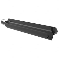 Allied Machine and Engineering - 89.1mm to 101.6mm Diam 556mm Max Depth Straight Flute Spade Drill - Eagle Tool & Supply
