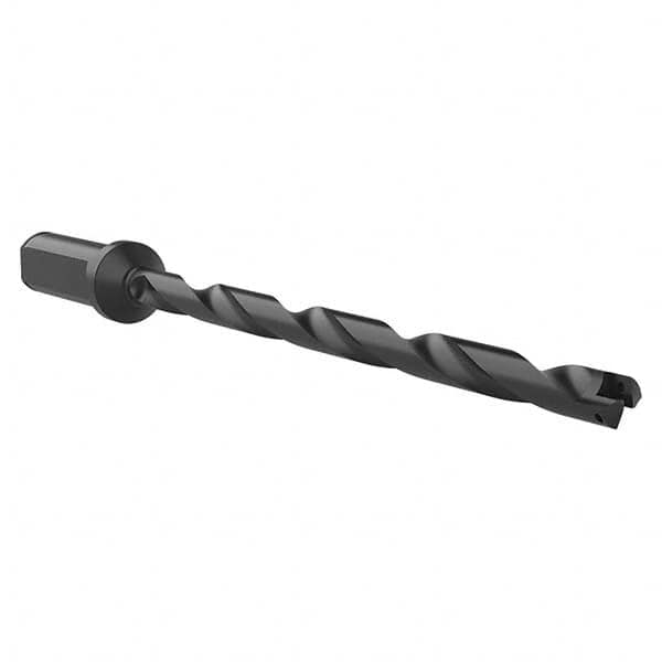 Allied Machine and Engineering - 7/16" to 1/2" Diam 7-1/16" Max Depth Helical Flute Spade Drill - Eagle Tool & Supply