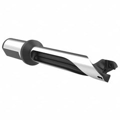Allied Machine and Engineering - 20mm to 22mm Diam 3xD 66mm Max Depth Straight Flute Spade Drill - Eagle Tool & Supply