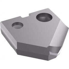 Allied Machine and Engineering - 17/32" Diam 90° Seat Size 0 Spade Drill Insert - Eagle Tool & Supply