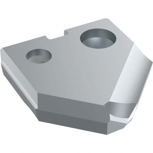 Allied Machine and Engineering - 17/32" Diam 90° Seat Size 0 Spade Drill Insert - Eagle Tool & Supply