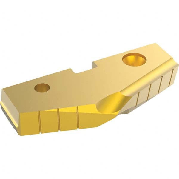 Allied Machine and Engineering - 80mm Diam 144° Seat Size 6 Spade Drill Insert - Eagle Tool & Supply