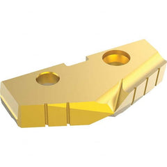 Allied Machine and Engineering - 39.29mm Diam 132° Seat Size 3 Spade Drill Insert - Eagle Tool & Supply