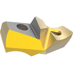 Allied Machine and Engineering - 1-3/64" Diam 140° Seat Size 26 Spade Drill Insert - Eagle Tool & Supply